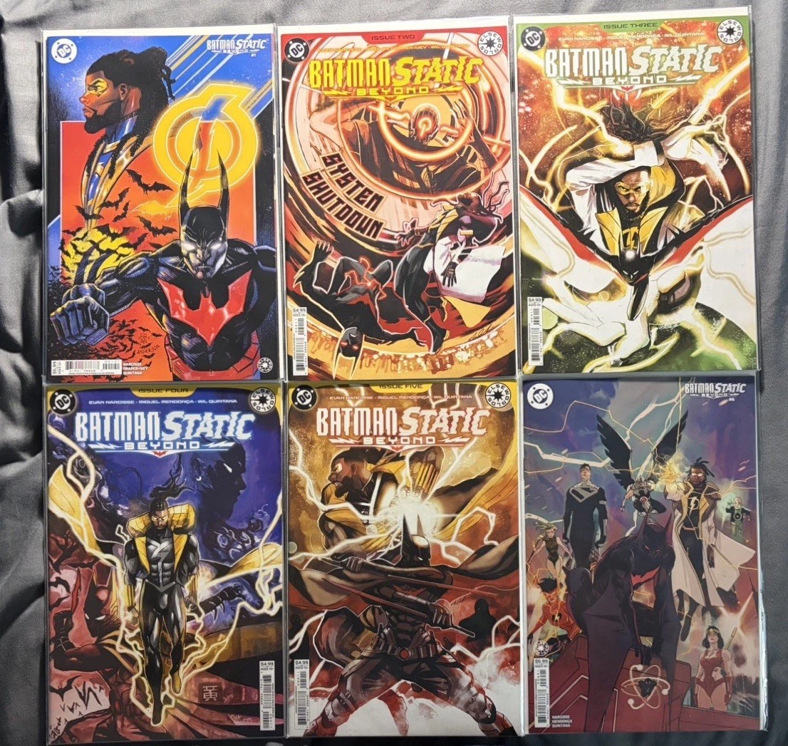 DC Comics Batman Static Beyond #1-6 Complete Set NM Combine Shipping