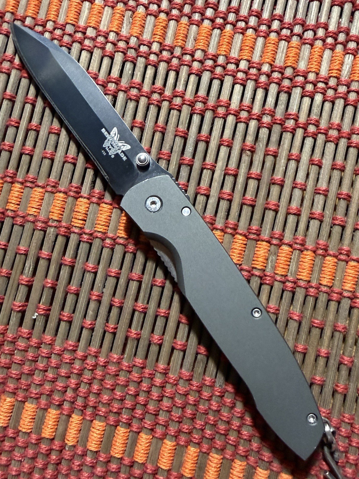 RARE BENCHMADE 450BC1 PARK AVE Pocket Knife Terzuola 1st Production 802/1000#69