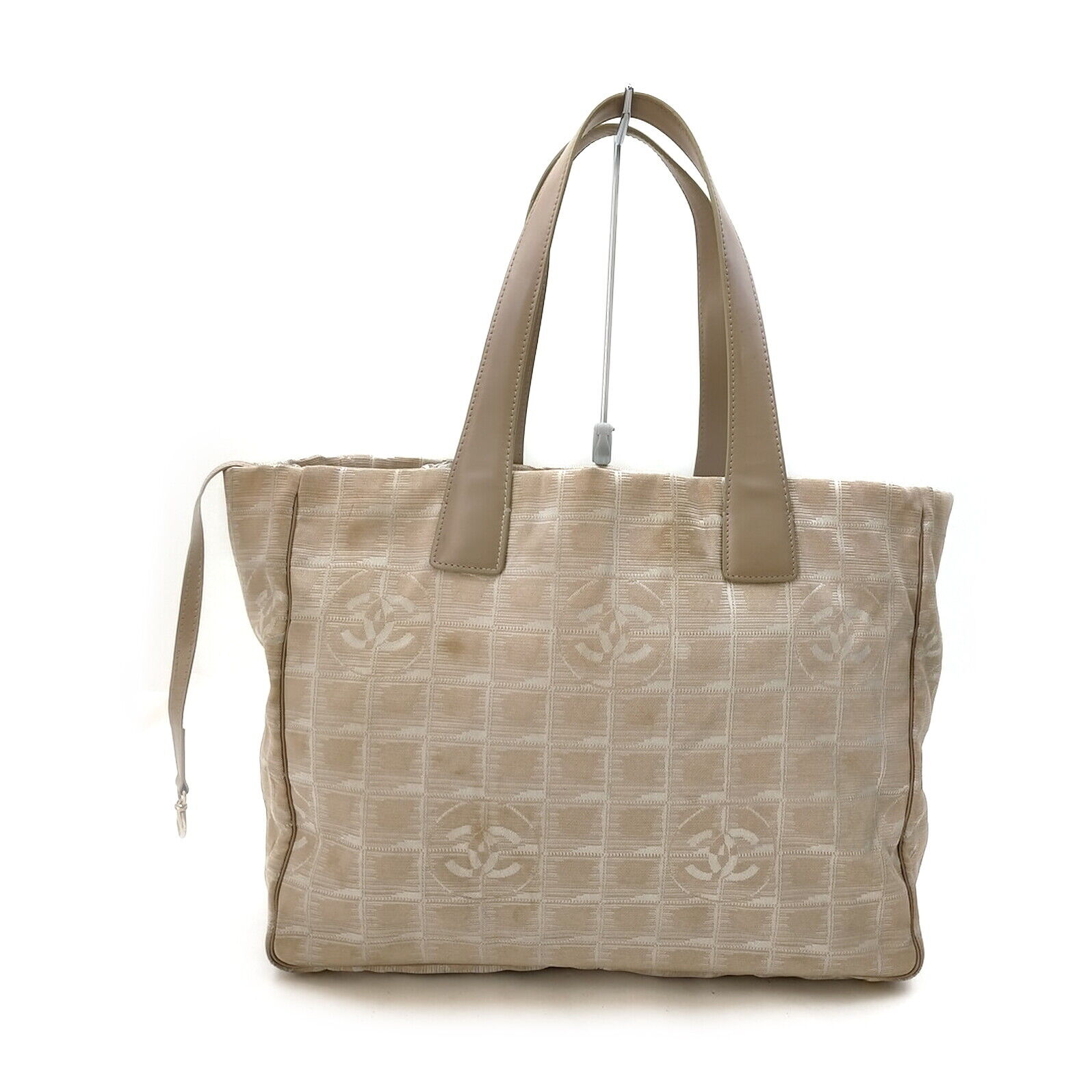 Chanel Tote Bag New Travel Line Beiges Nylon 1726929