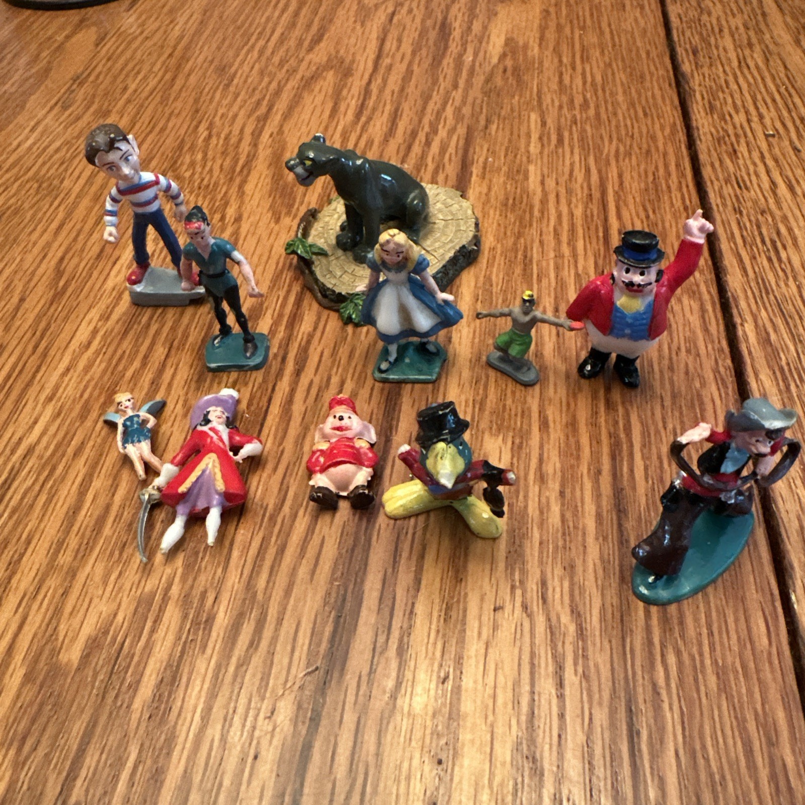 Vintage 60s Louis Marx Disneykins Figure Lot Peter Pan Ringmaster Iron Giant