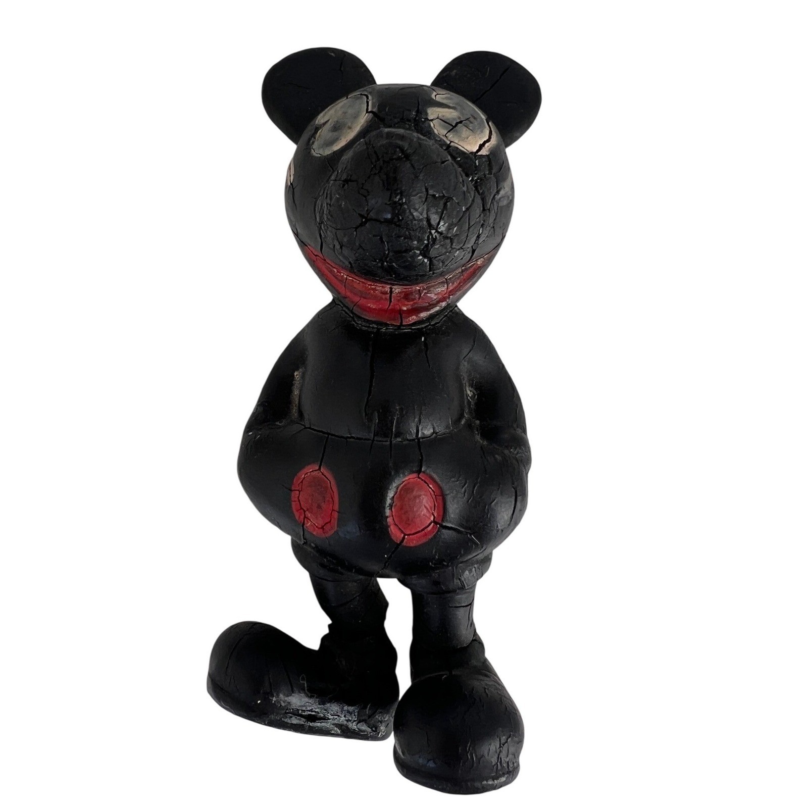 Seiberling Mickey Mouse Figurine 1934 Disneyana Latex Pie Eyed Toy