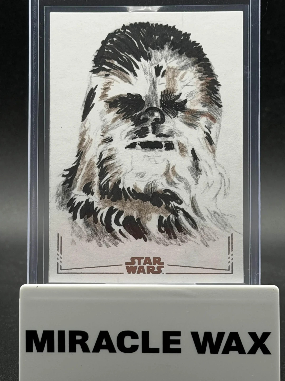 2026 Topps Chrome Star Wars Chewbacca 1/1 Sketch Card Jeff Ward Artist