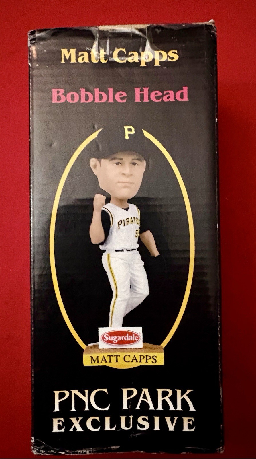 Matt Caps 55 Pittsburgh Pirates 2008 Bobble Head PNC Park Exclusive Sugardale