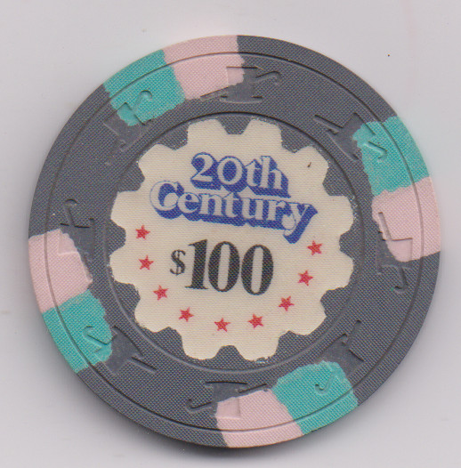 20th Century $100 Chip - Las Vegas