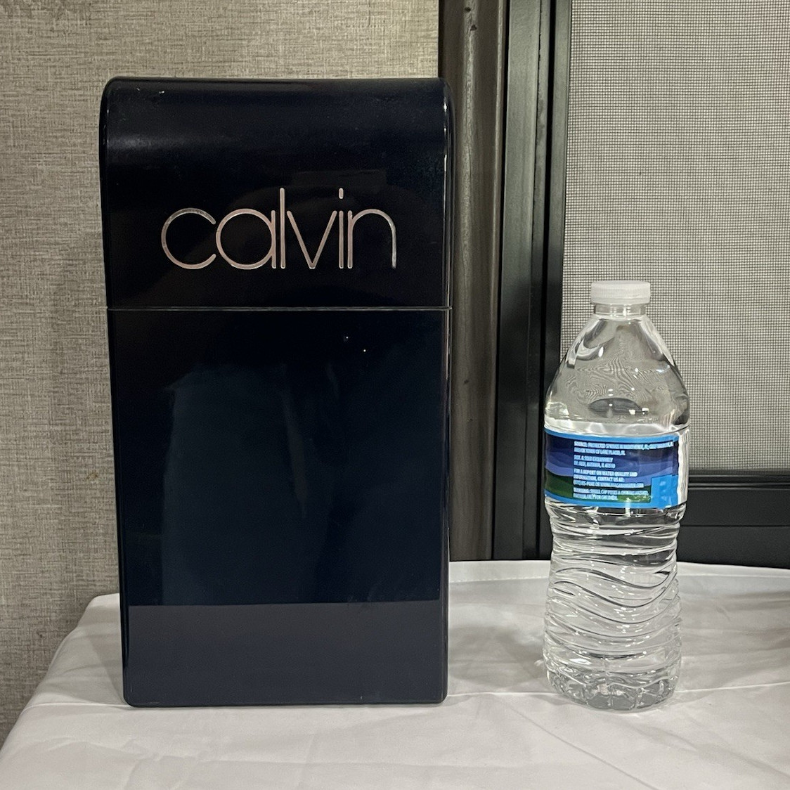 Vintage 1981 Calvin Klein CALVIN Cologne Counter Display Prop Rare Advertising