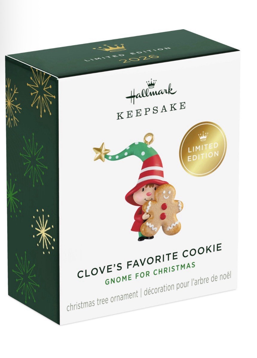 2026 Hallmark Ornament Gnome For Christmas Clove's Favorite Cookie Limited Ed 2026 Hallmark Ornament Gnome For Christmas Clove's Favorite Cookie Limited Ed