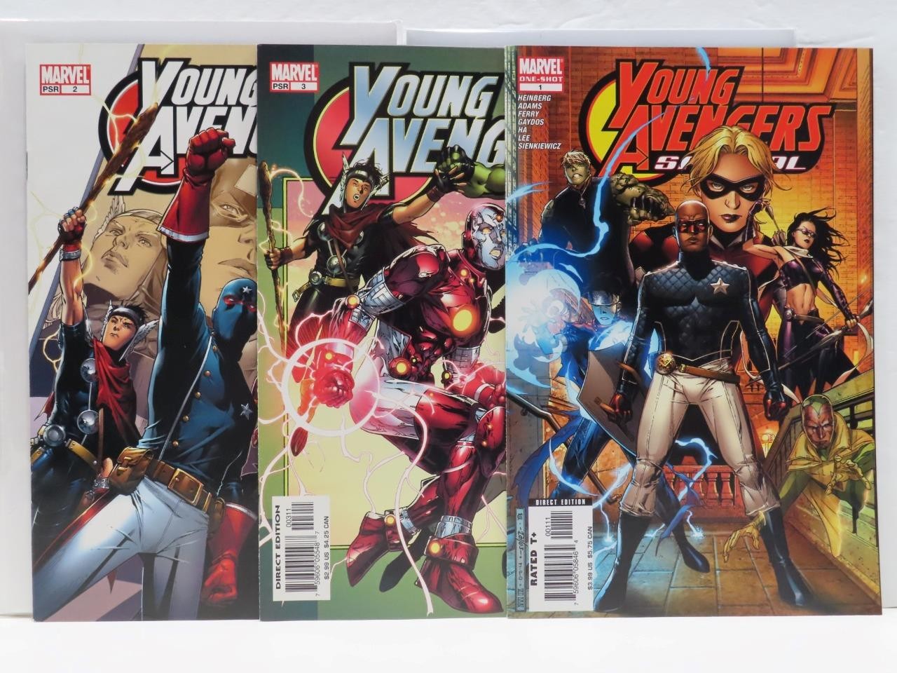 Marvel Young Avengers #2A 2nd Kate Bishop #3A Young Avengers Special #1 Lot of 3