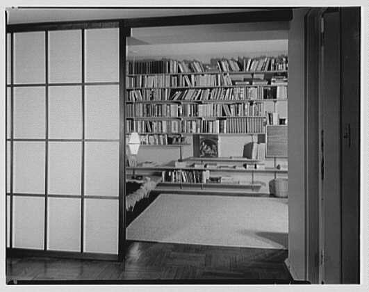 Photo:New York City NY David Owen 1900s Sutton Place Residence Library
