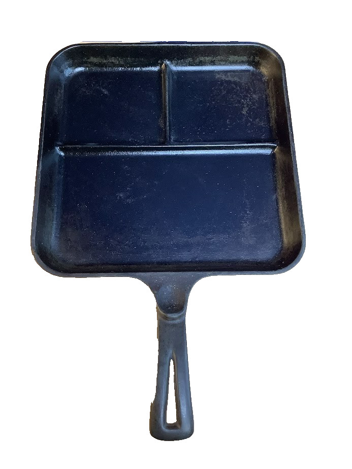 Wagner Ware Sidney - O - Bacon and Egg Breakfast Skillet Cast Iron #1101-