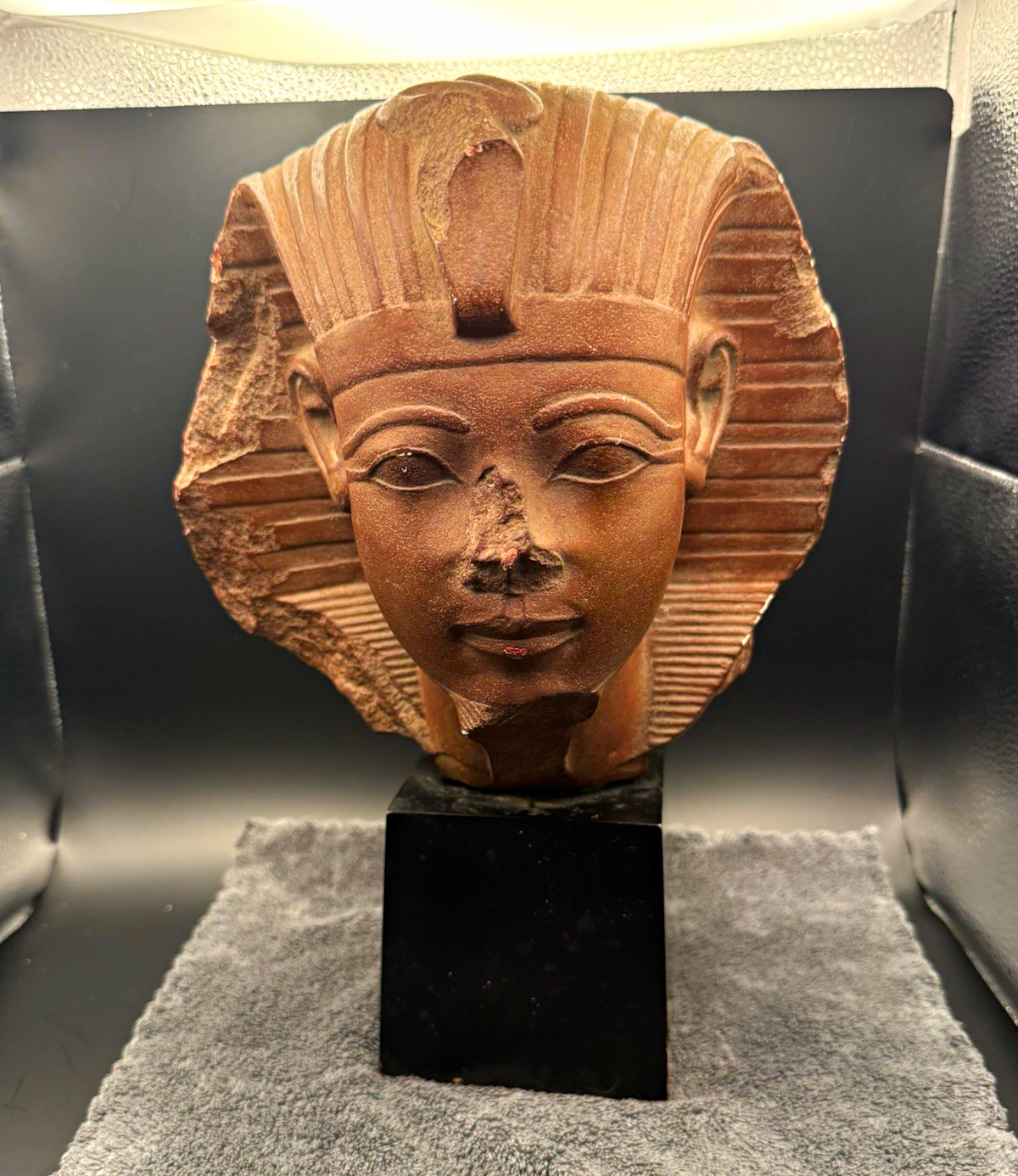 VTG 1970s Austin Productions Egyptian Pharaoh Amenhotep II Sculpture 12\