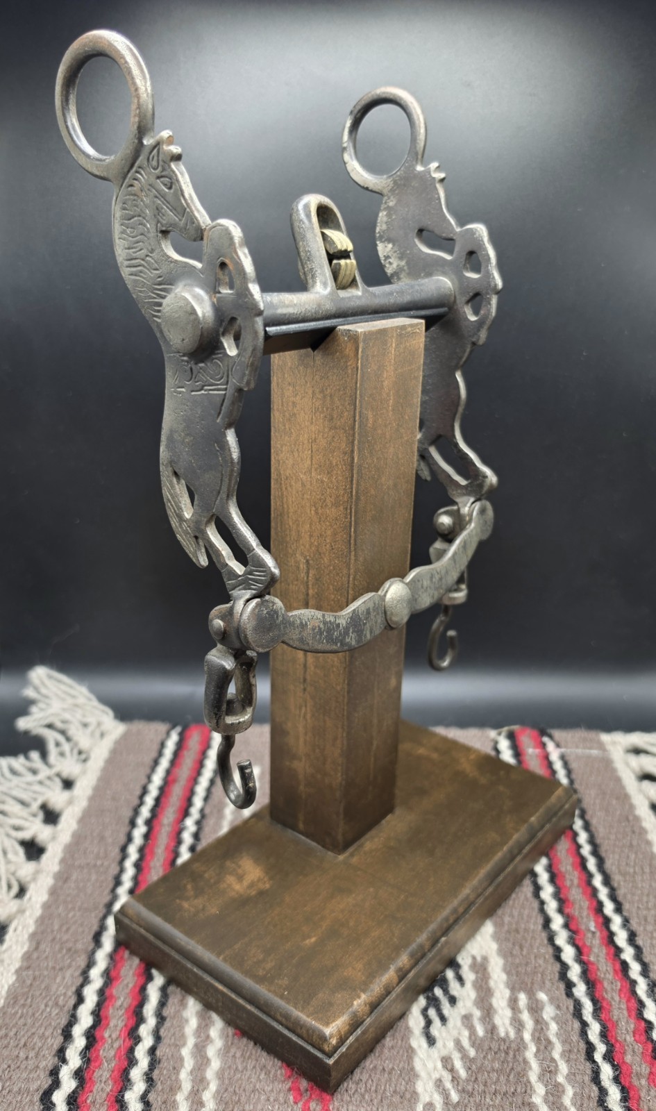 Antique August Buermann Rearing Horse Roller Bit Circa Late 1800s