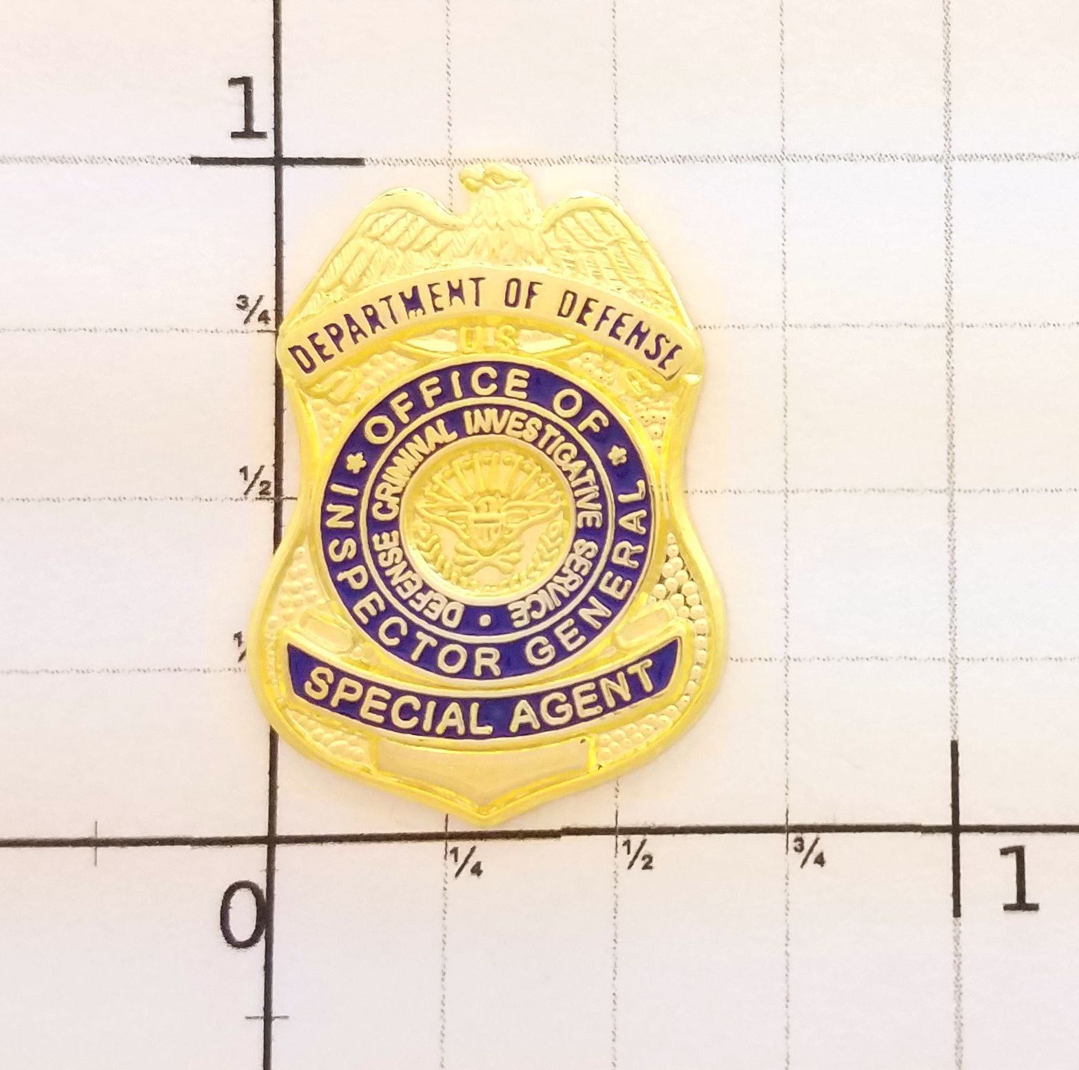 US DOD Hat Tack MINI PIN Dept Defense Criminal Investigative Service OIG DCIS