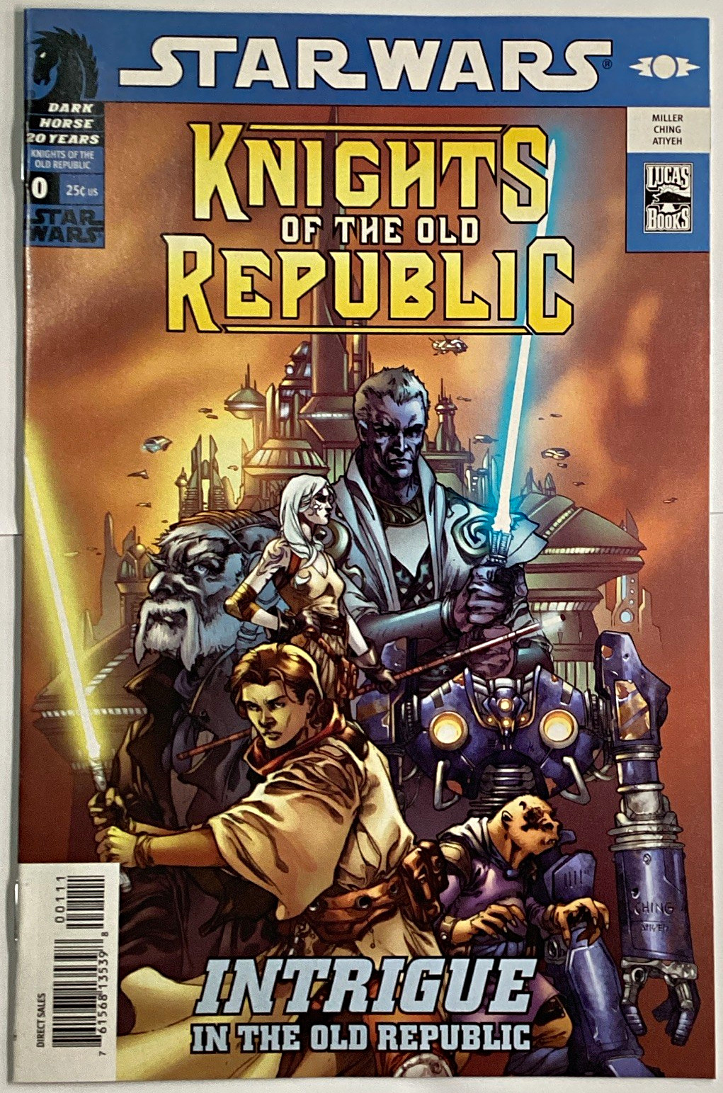 Star Wars: Knights of the Old Republic #0 NM 9.4 “Intrigue in the Old Republic\