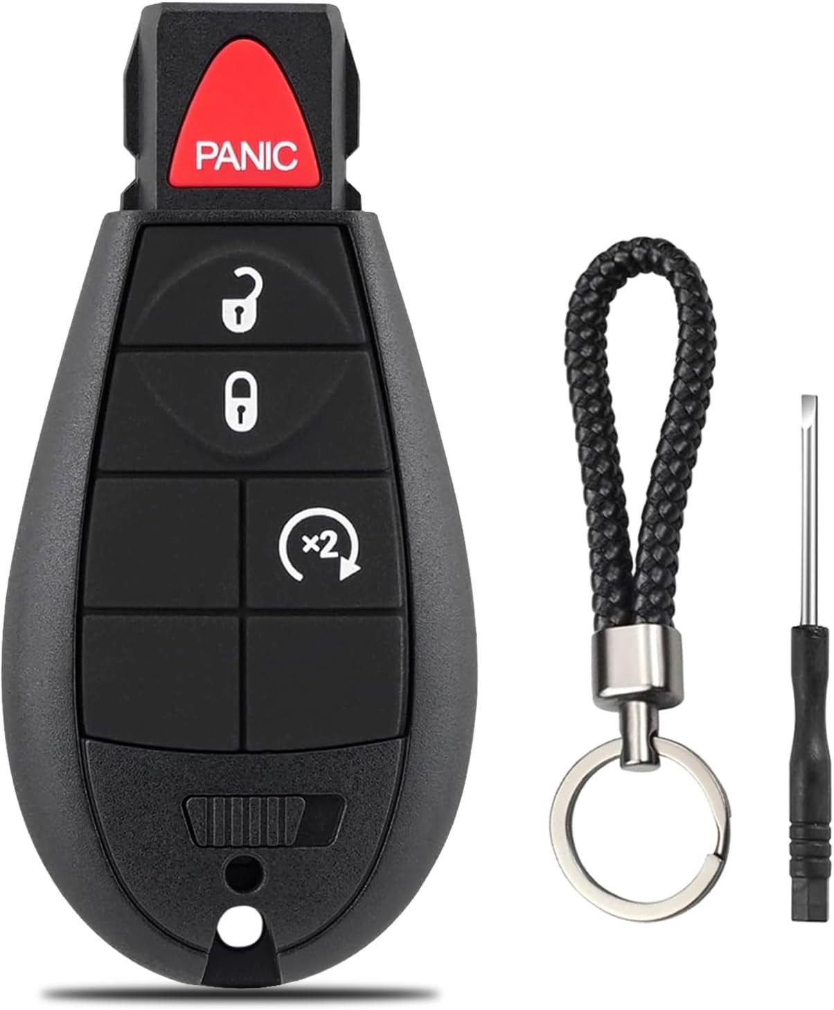 Key Fob Fobik Replacement Compatible for 2013-2018 Dodge Ram 1500 2500 3500 (4-B