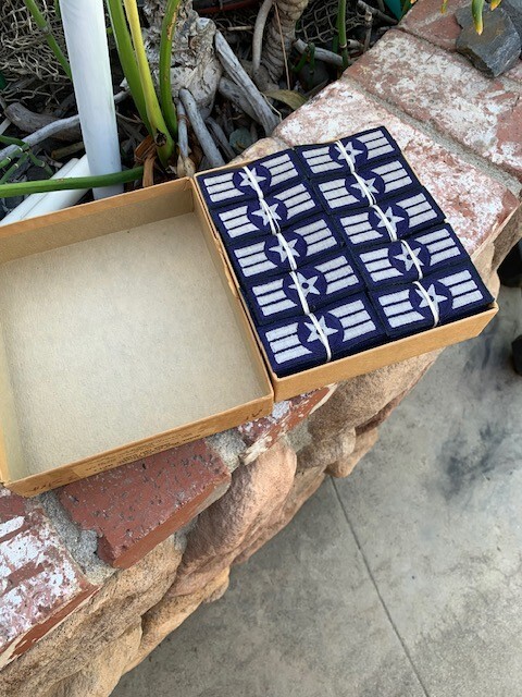 Complete Box Experimental USAF Chevron's 100 sets US Air Force