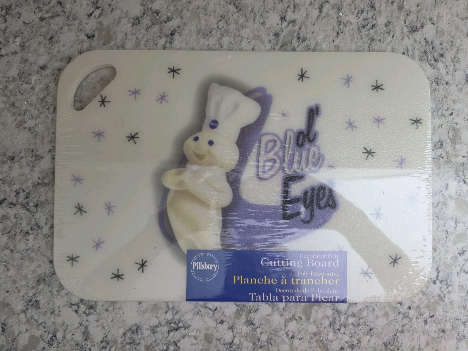 Sealed Pillsbury Doughboy Poppin Fresh Ol' Blue Eyes Cutting Board 2007 SEALED