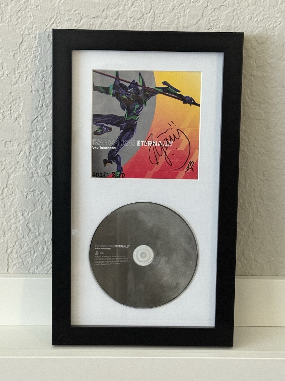 Yoko Takahashi Signed Neon Genesis Evangelion Eternally CD Cruel Angel\'s Thesis
