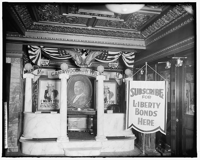 Photo:KEITH'S THEATER. WAR BOND DISPLAY