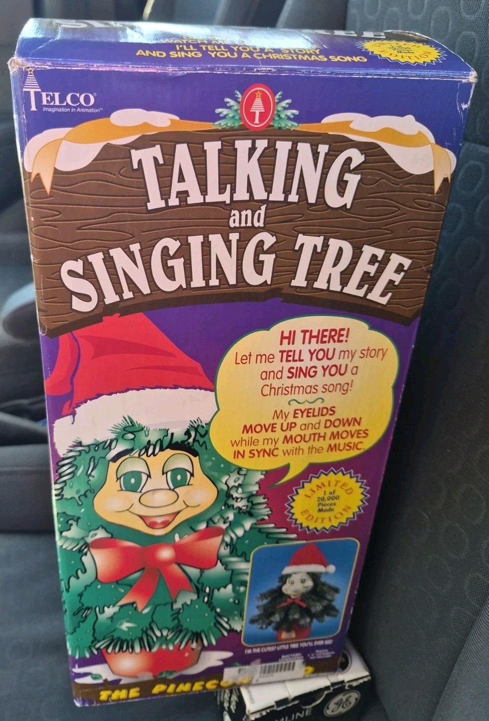 Vintage Singing Christmas Tree 1997 Telco 24