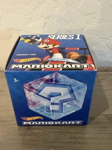 Hot Wheels Mario Kart, Series 1, Mystery Box, Shell Cup Trophy, #7, New Sealed