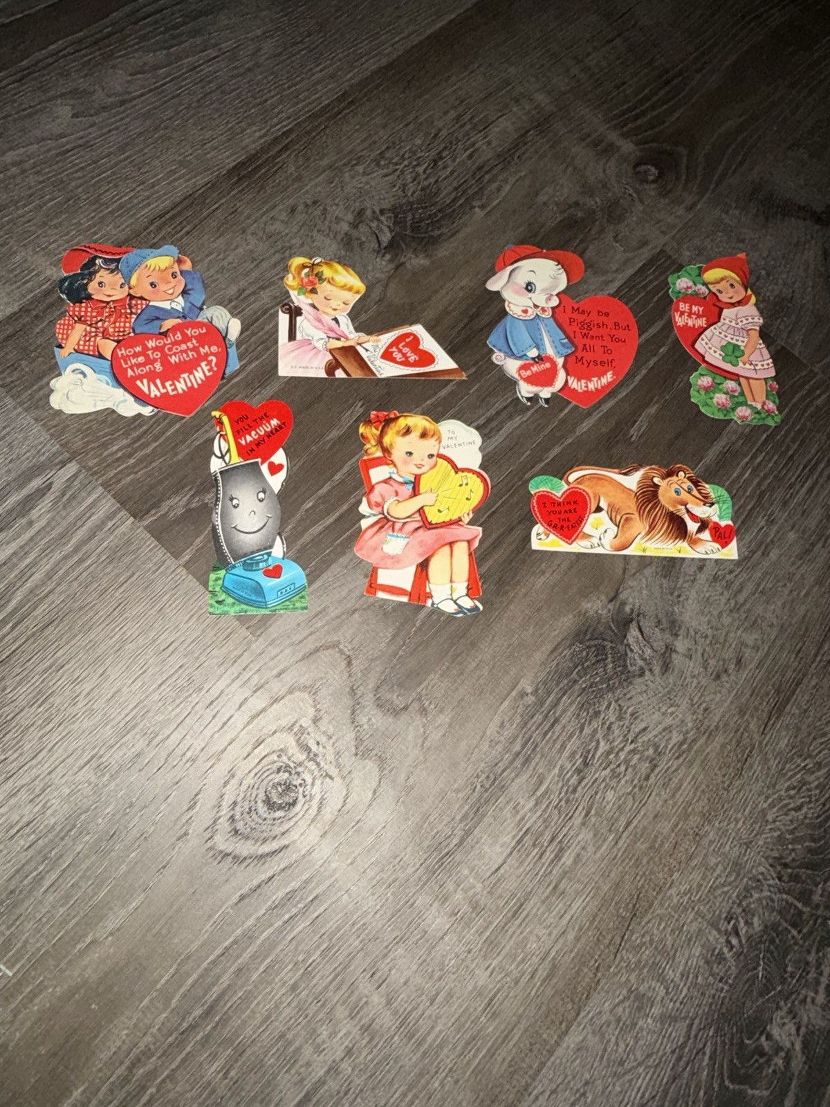 Vintage Valentines Card Lot