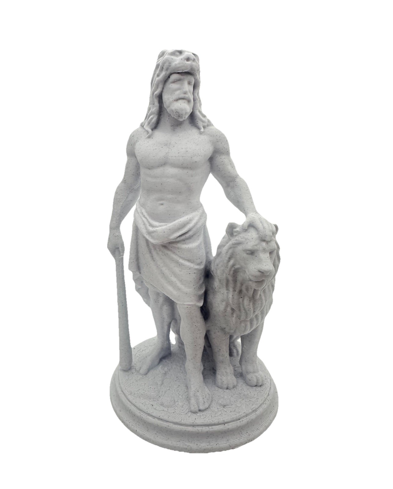 Hercules With Lion 6” Greek Mythology Warrior Figurine Statue Sculpture Decor