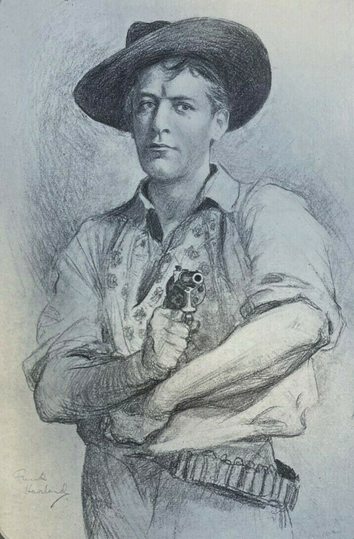 1908 Vintage Illustration Actor Lewis Waller