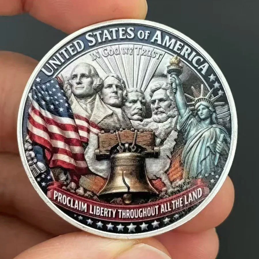 USA 250th Anniversary Challenge Coin 1776-2026 American Patriotic Eagle Liberty