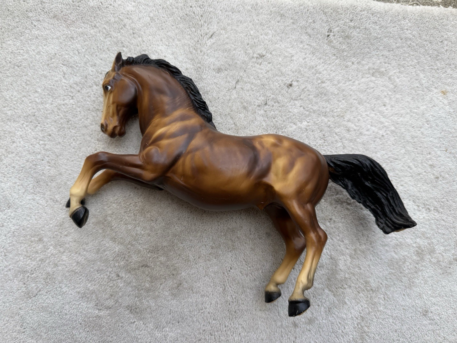 Vintage Breyer Horse #35 King Fighting Stallion Bay 1970s Shading EYE WHITES