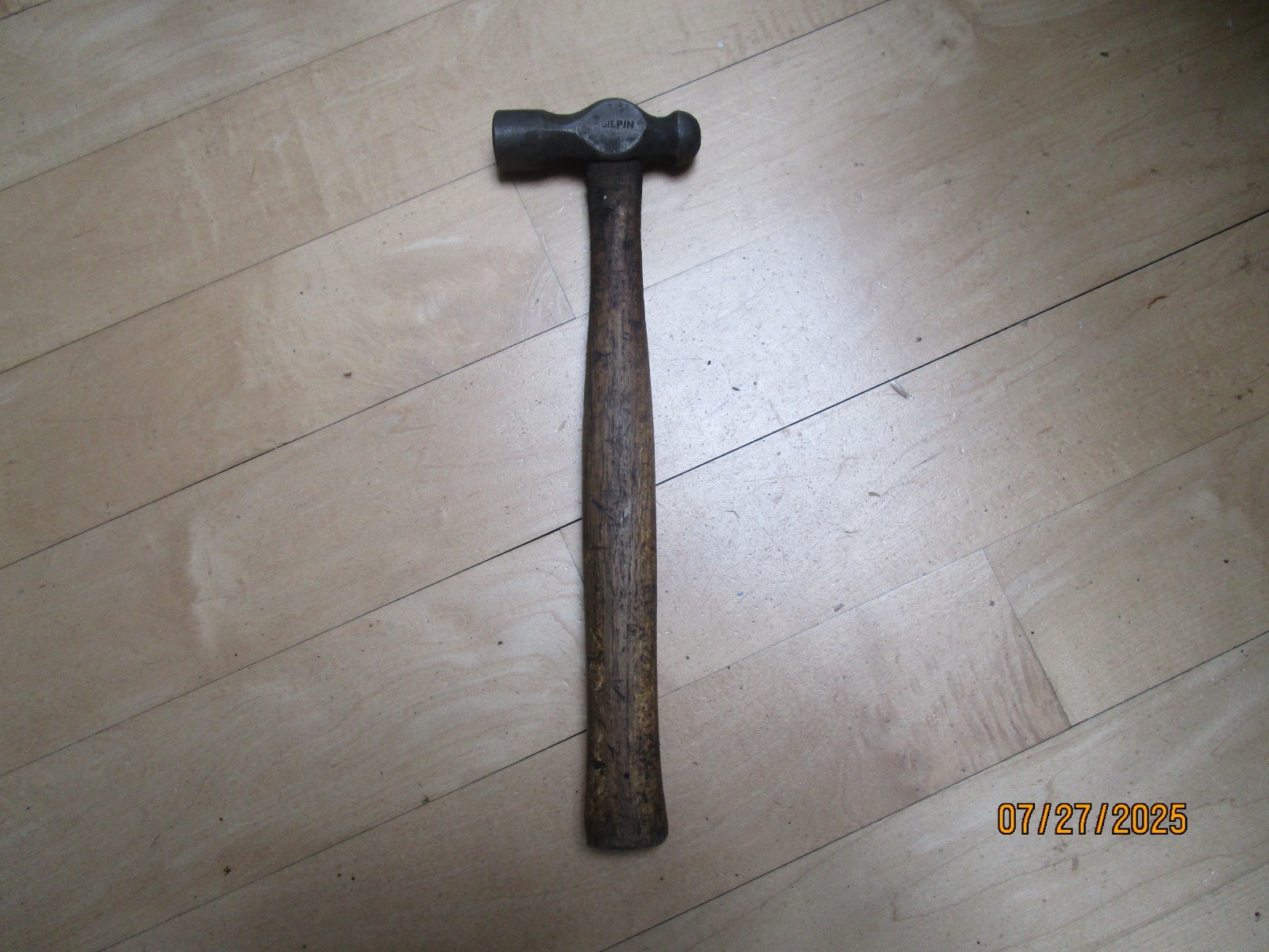 Vintage  Gilpin Ball Pein Hammer.
