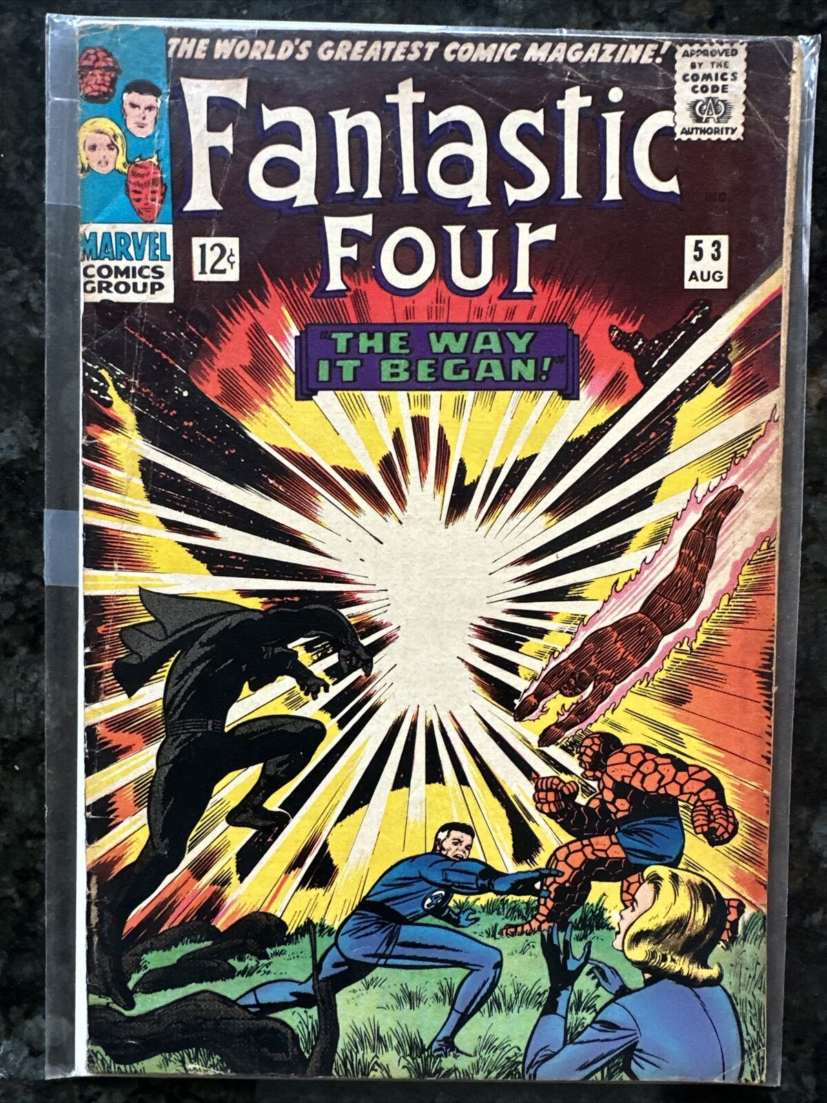 Fantastic Four #53 1966 Key Marvel Comic Book 2nd Appearance Of Black Panther