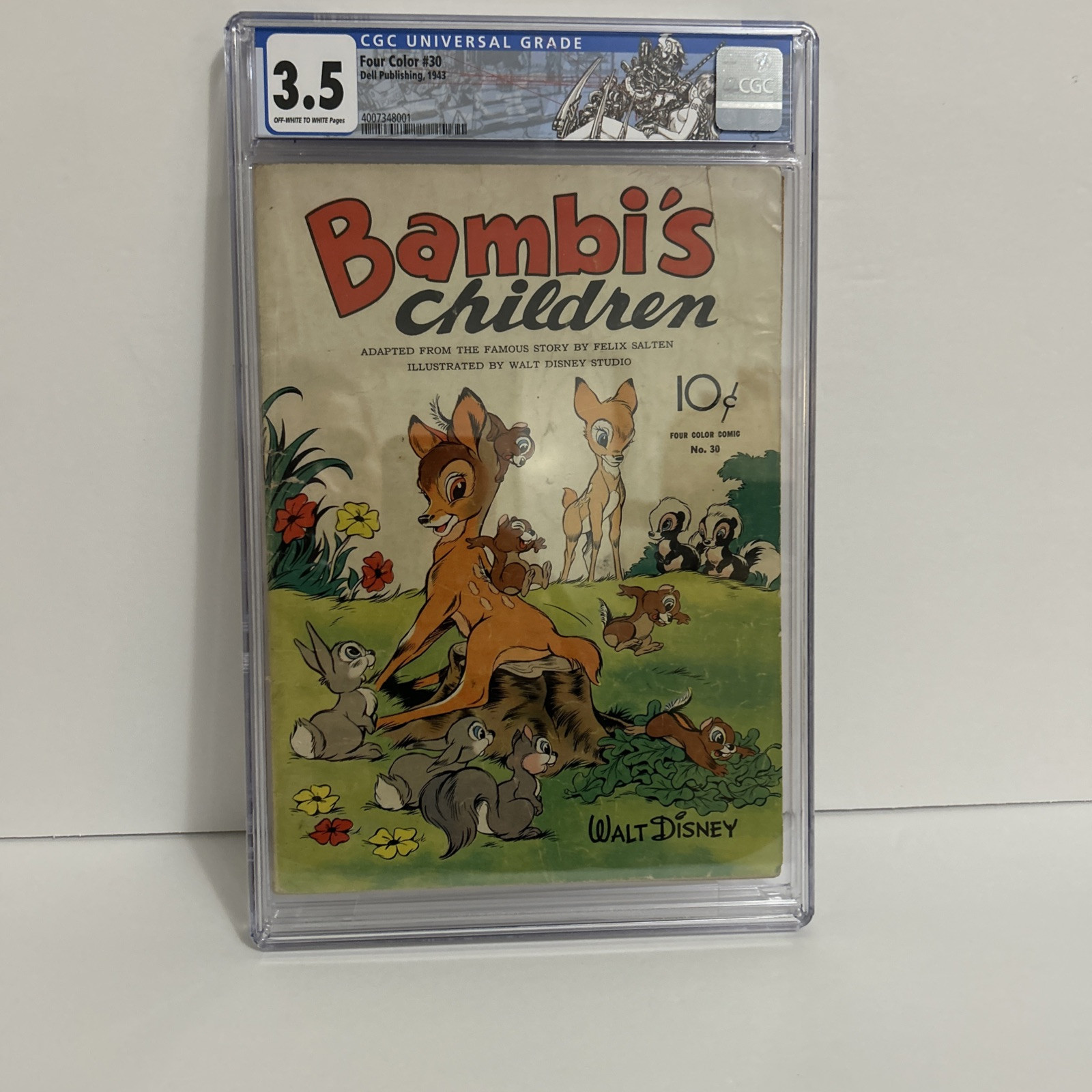Walt Disney\'s Comics and Stories Bambi 1943 ( Four Color # 30) Graded