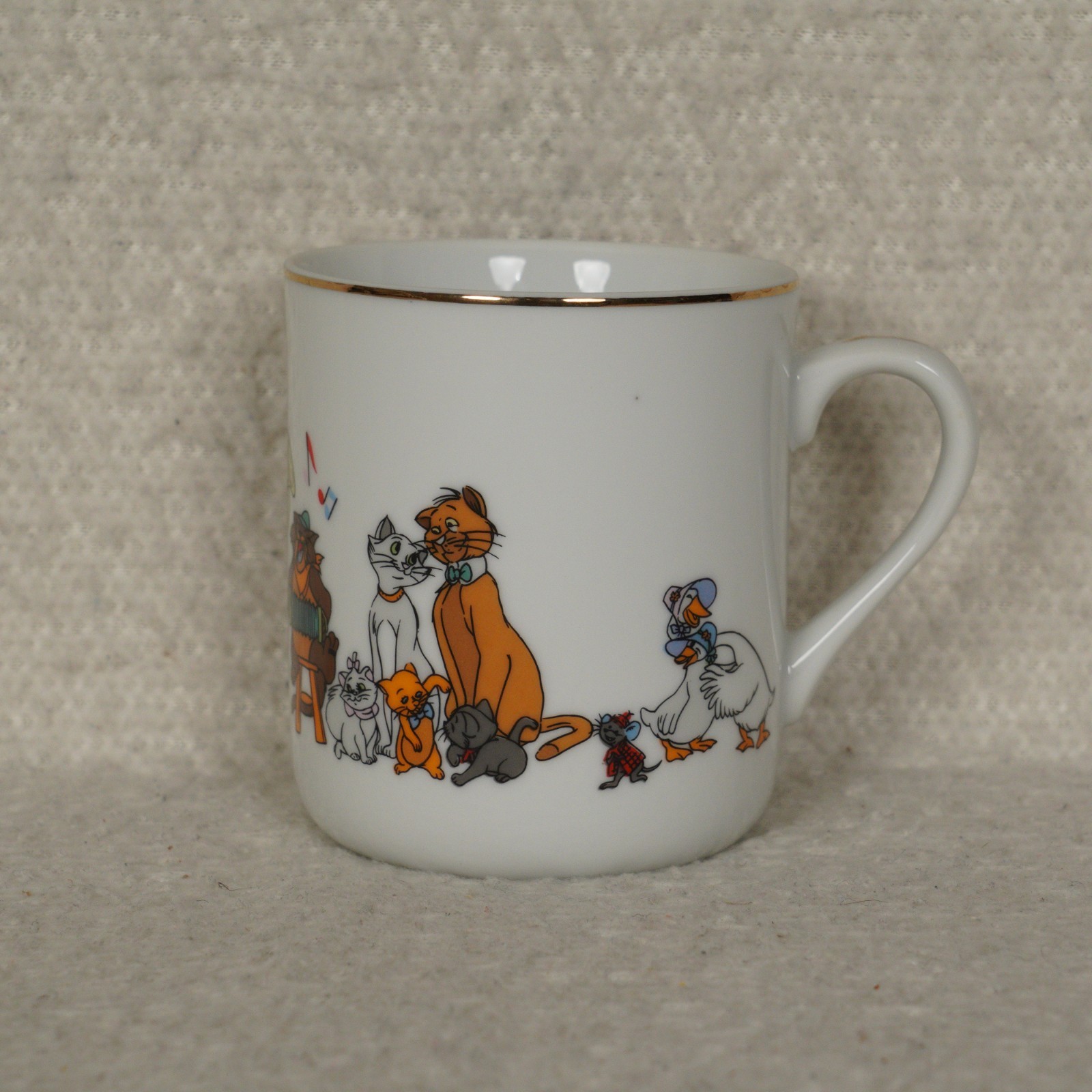 Vintage Walt Disney Productions The Aristocrats Porcelain Coffee Mug Japan Vintage Walt Disney Productions The Aristocrats Porcelain Coffee Mug Japan