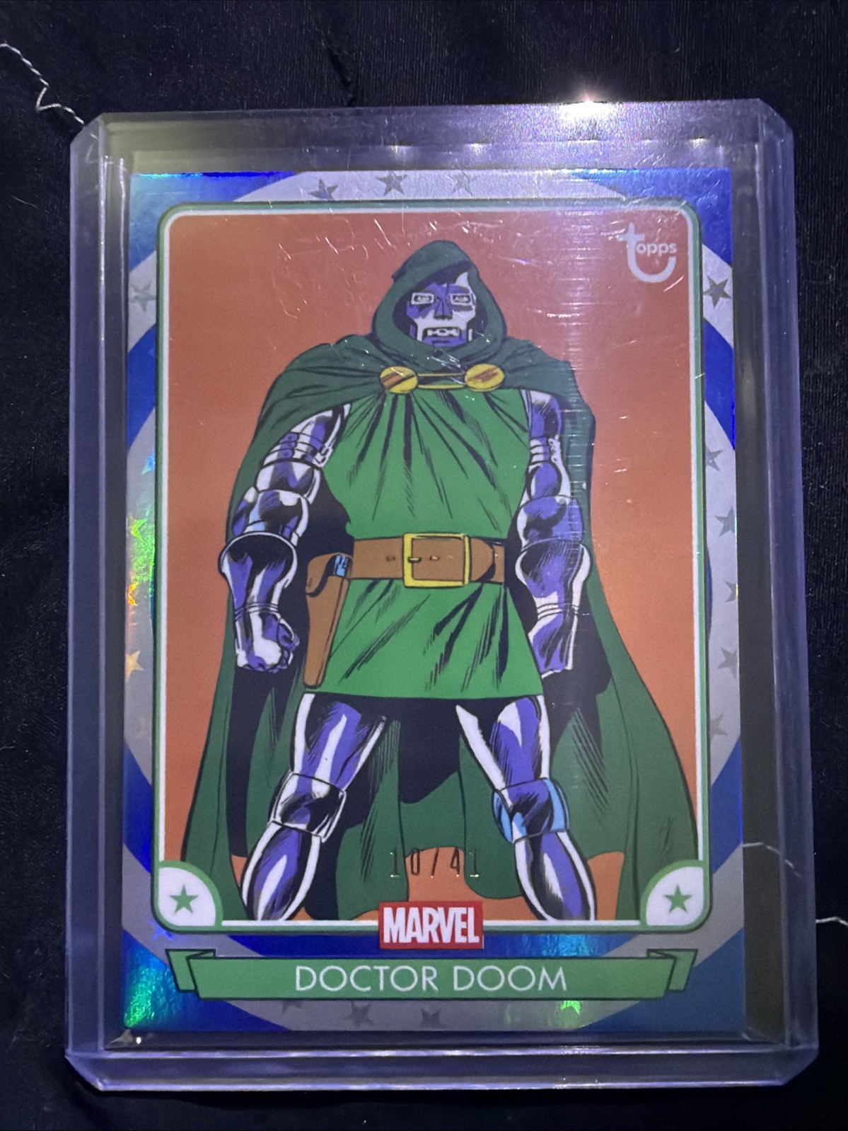 2026 Topps Brooklyn Dr. Doom /41 Captain America Shield Refractor