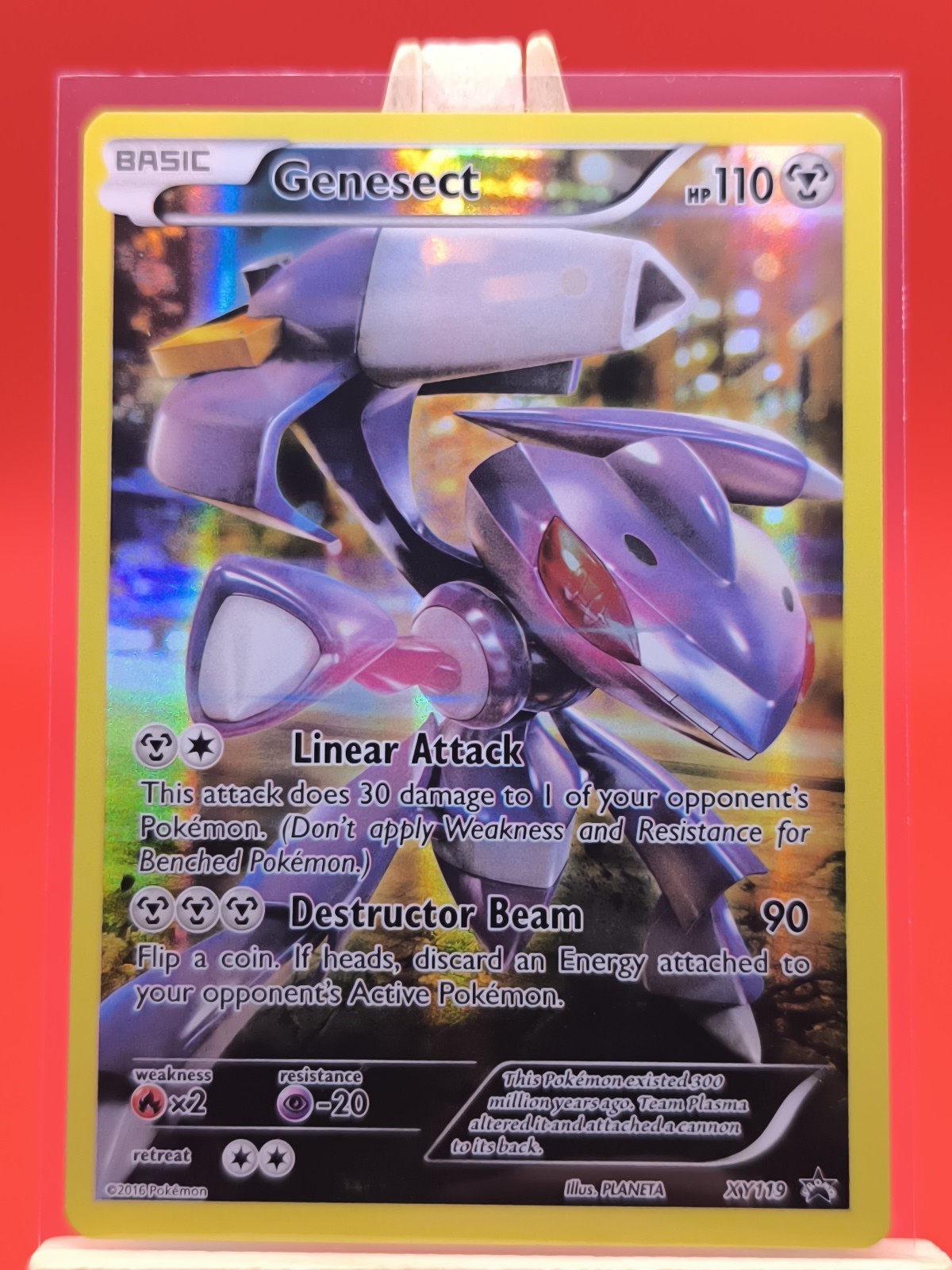 Genesect XY119 Generations Special Ultra Rare Full Art Holo Promo Pokemon Card