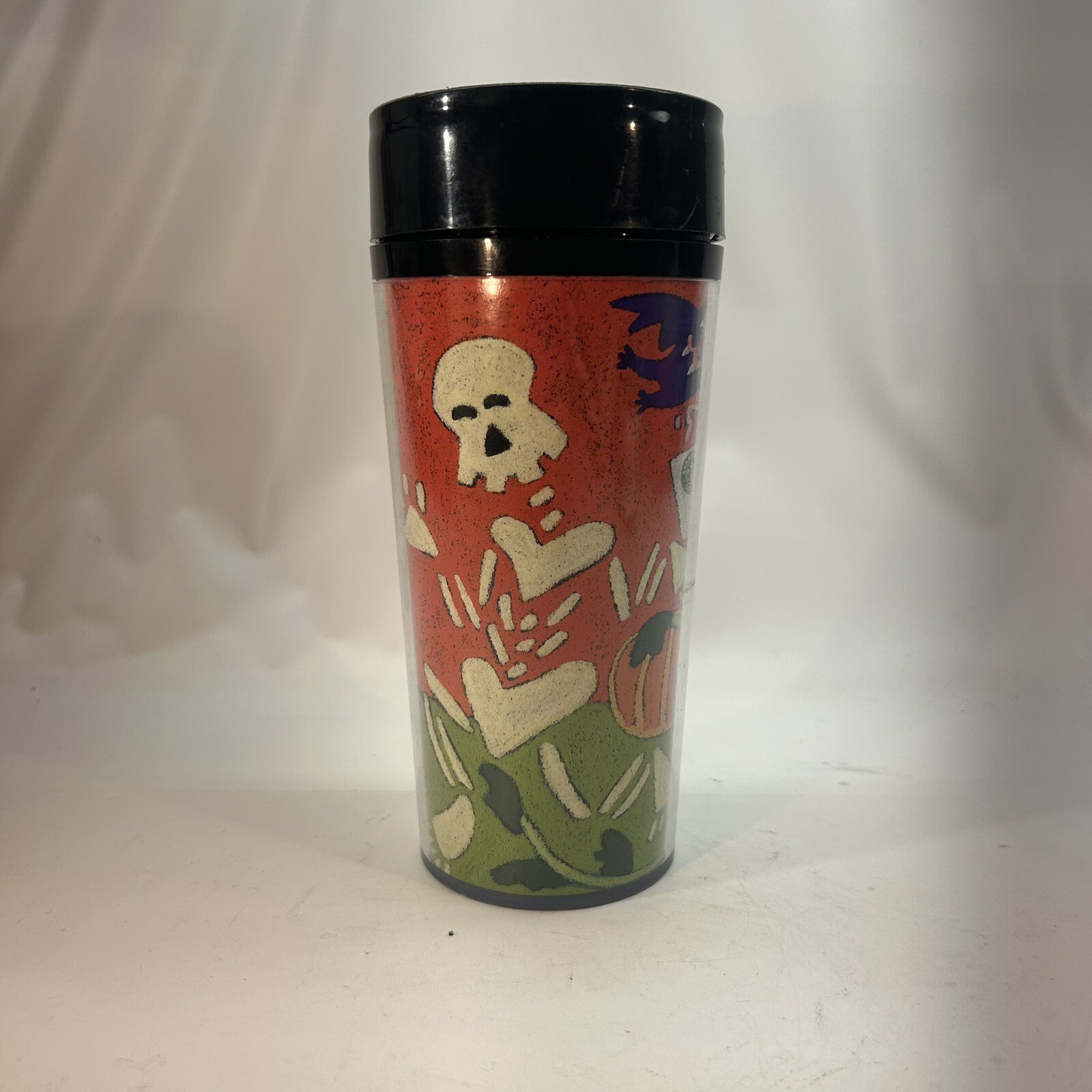 Vintage 1999 Y2K Starbucks 16oz Halloween Glow In Dark Tumbler Nancy Coffelt Vintage 1999 Y2K Starbucks 16oz Halloween Glow In Dark Tumbler Nancy Coffelt
