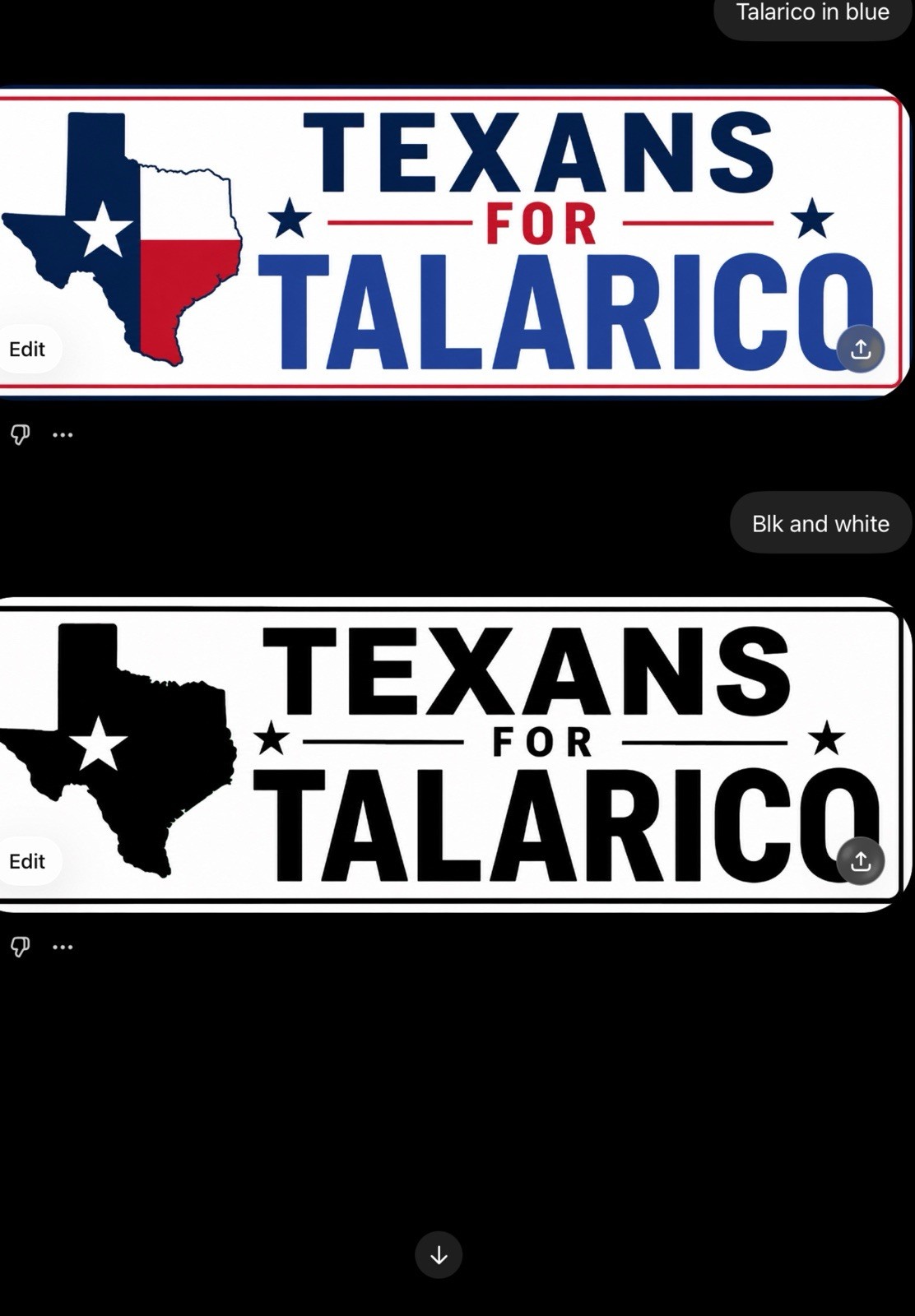 Talarico Texas Sticker Large 3x9