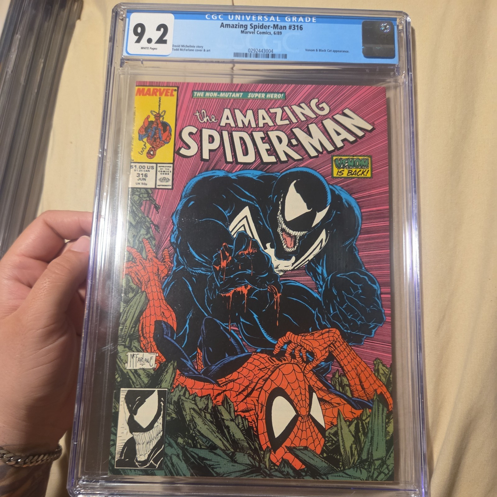 Marvel Comics The Amazing Spider-Man #316 (1989) CGC 9.2