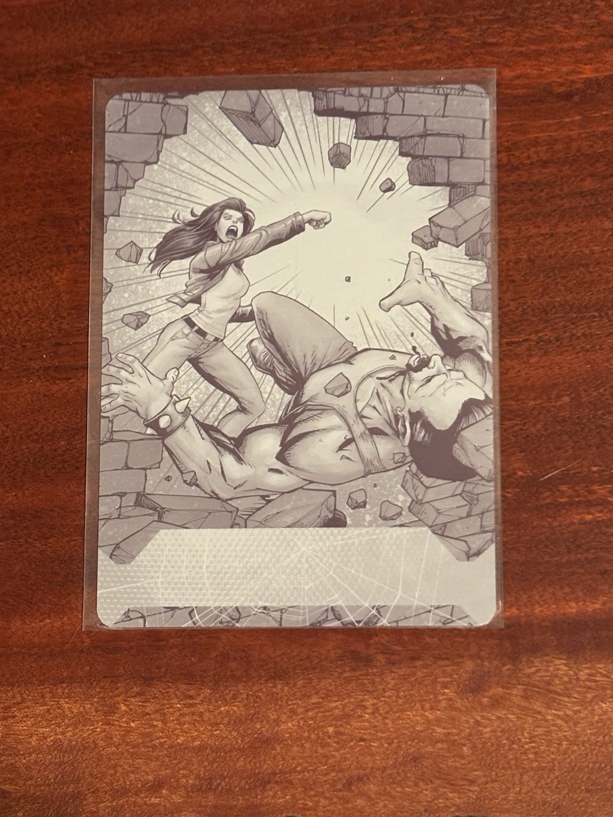 2024 UD Marvel Renditions #85 Jessica Jones Magenta Printing Plate 1/1