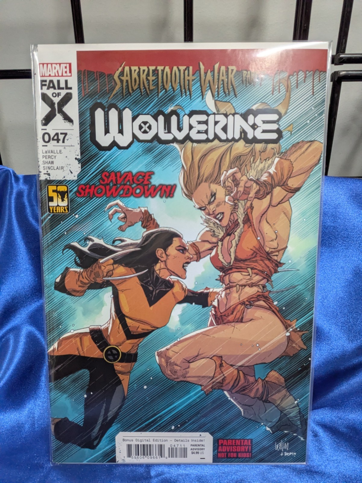 Wolverine #47 (2024) Sabretooth War Part 7 ~ Marvel Comics. We Combine. 