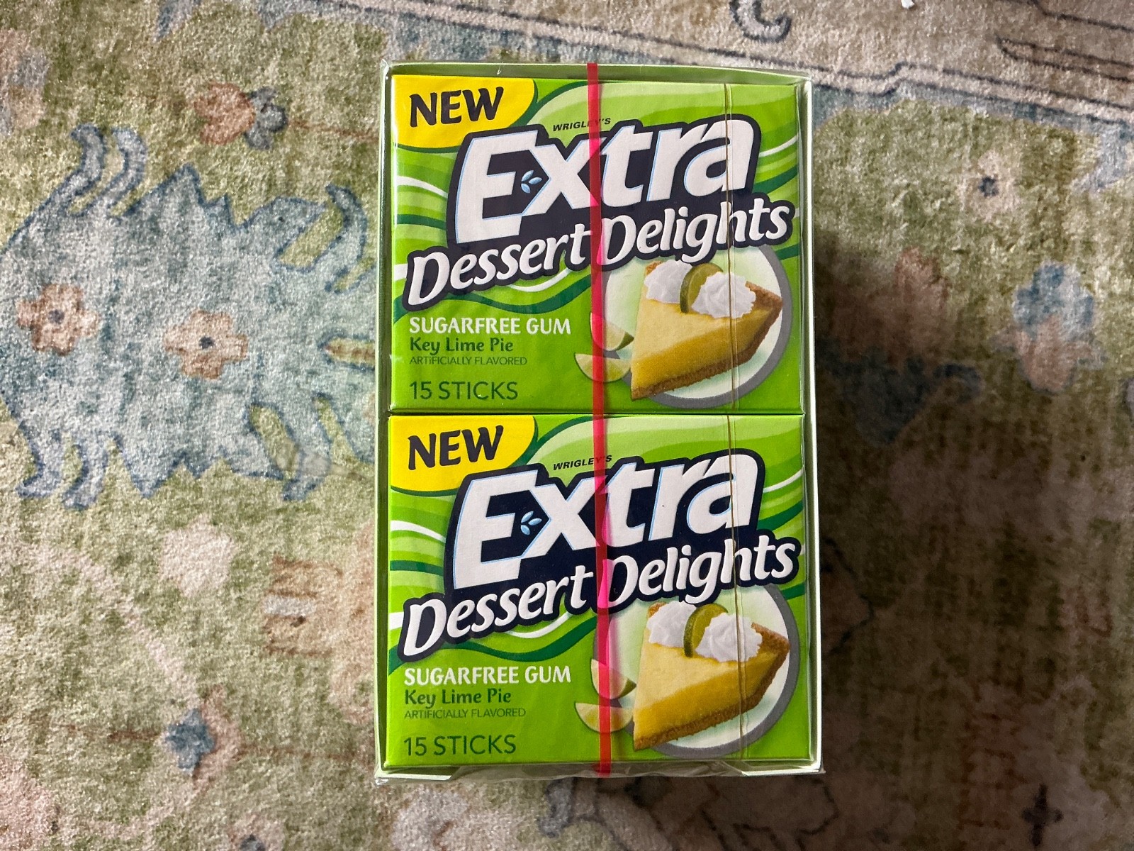 RARE (10) sealed packs Extra Dessert Delights Key Lime Pie discontinued gum 2011