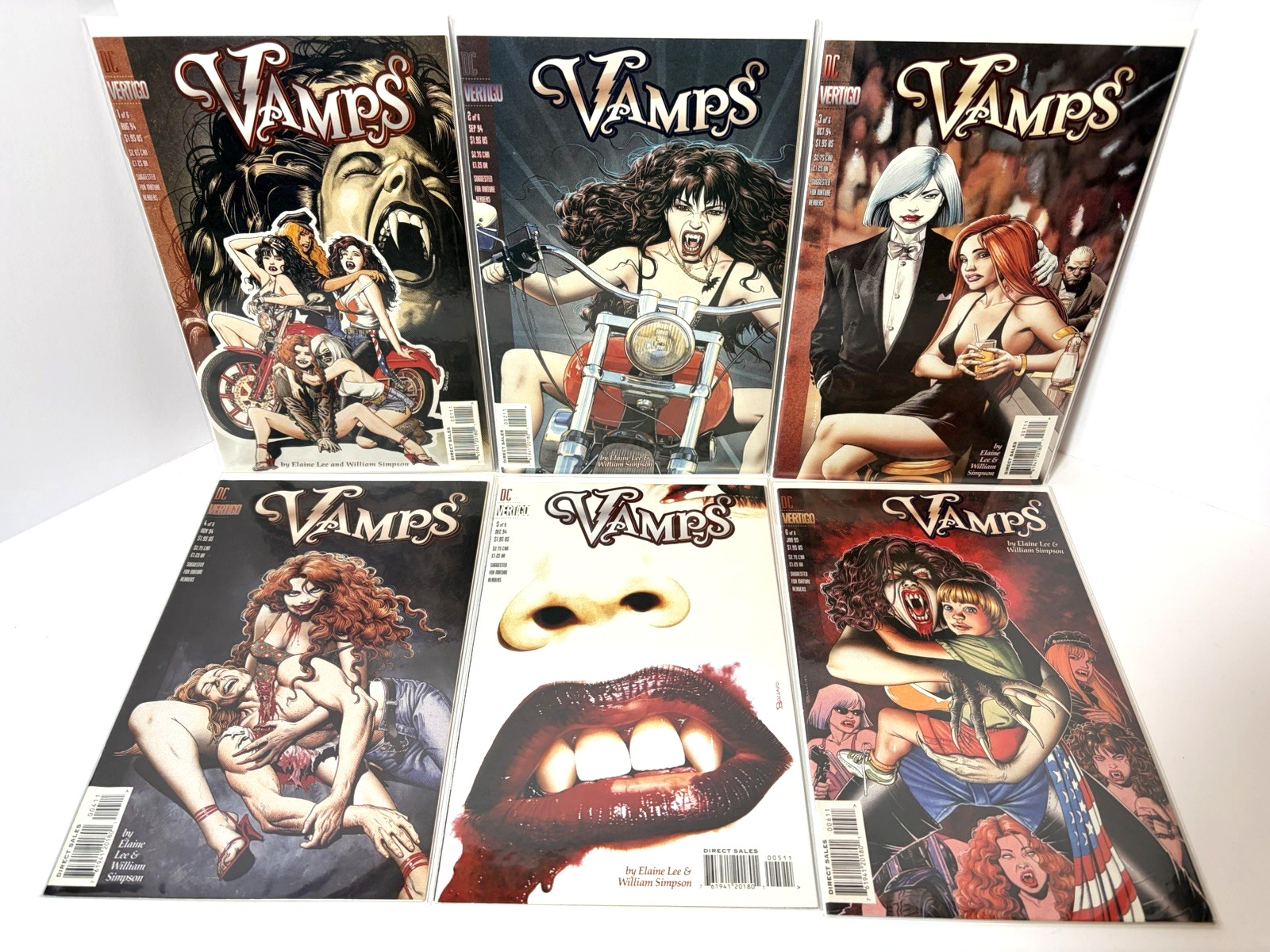 Vamps # 1 2 3 4 5 6 DC (Vertigo) Comics, Vertigo, 1994 Complete Set