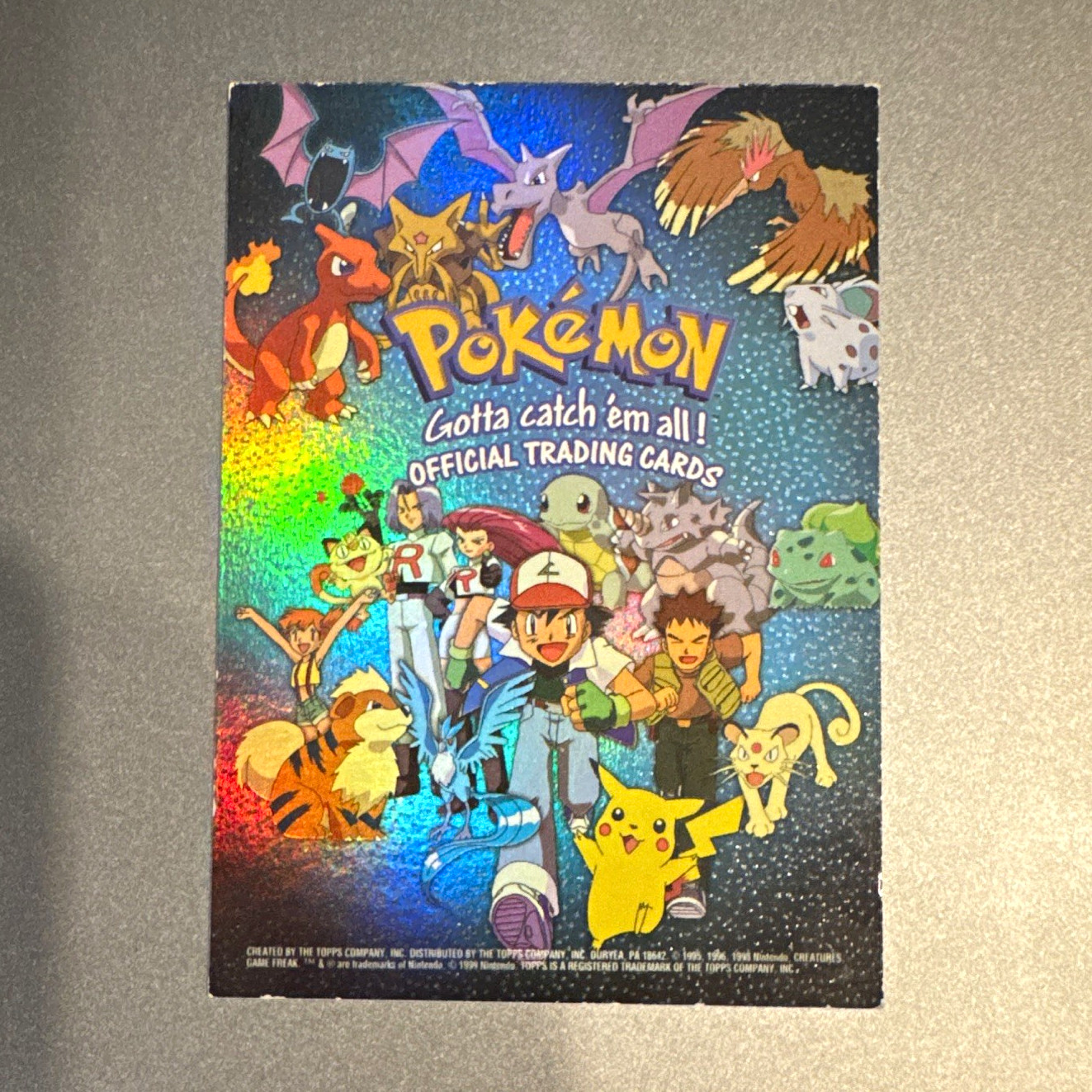 Topps Pokémon TV Animation Edition 1999 Checklist Cards #01-#110 (110) rainbow