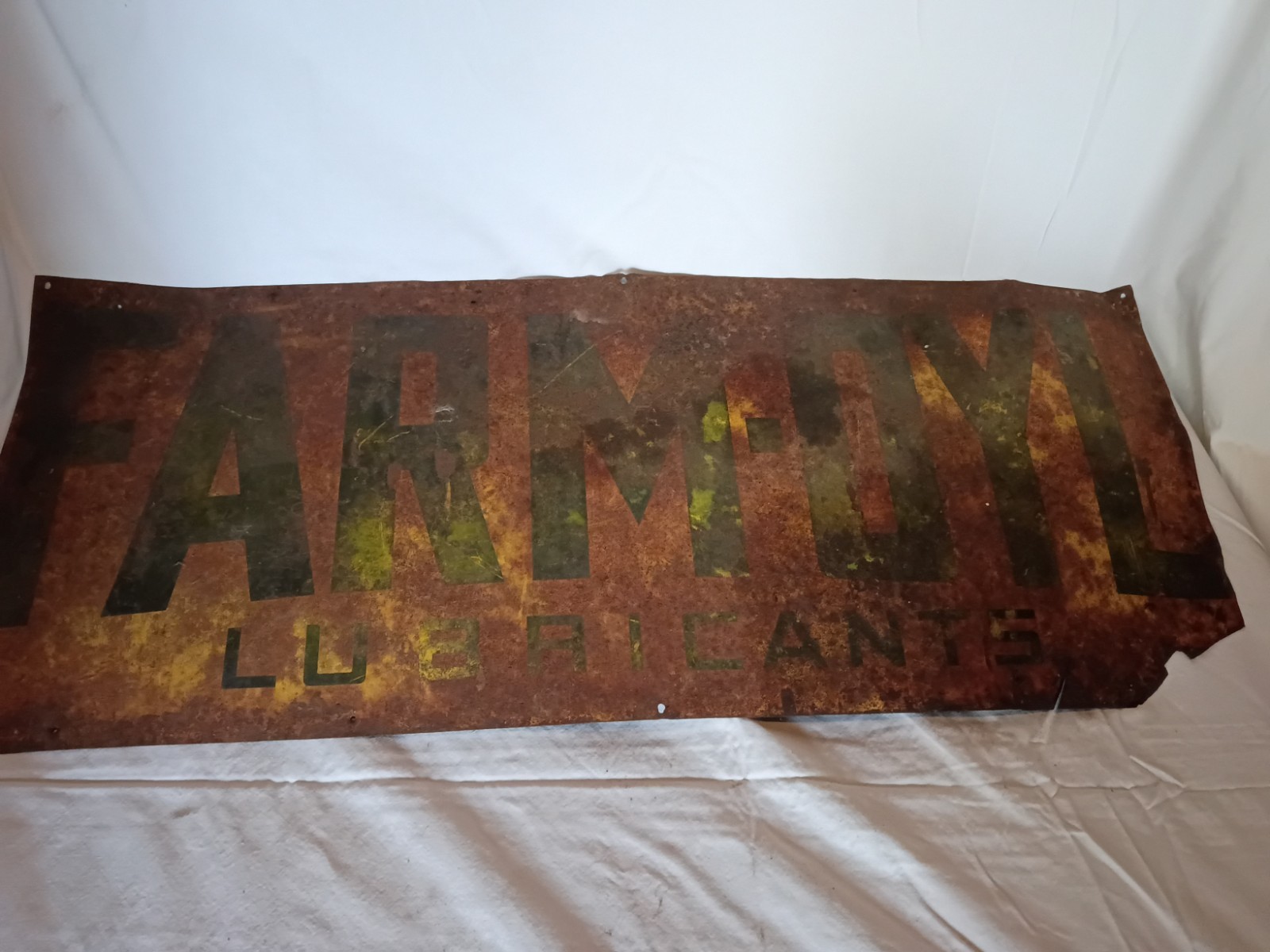 SALE  Vintage Antique Farm-Oyl Tractor and Trans. Oils Sign Advertising