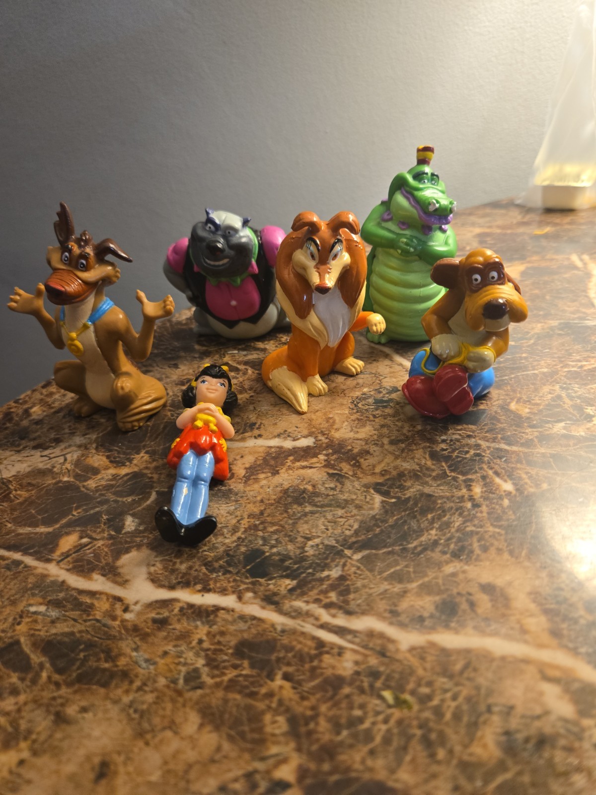 Vintage Wendy's 1989 - All Dogs Go to Heaven -  Complete Set of 6