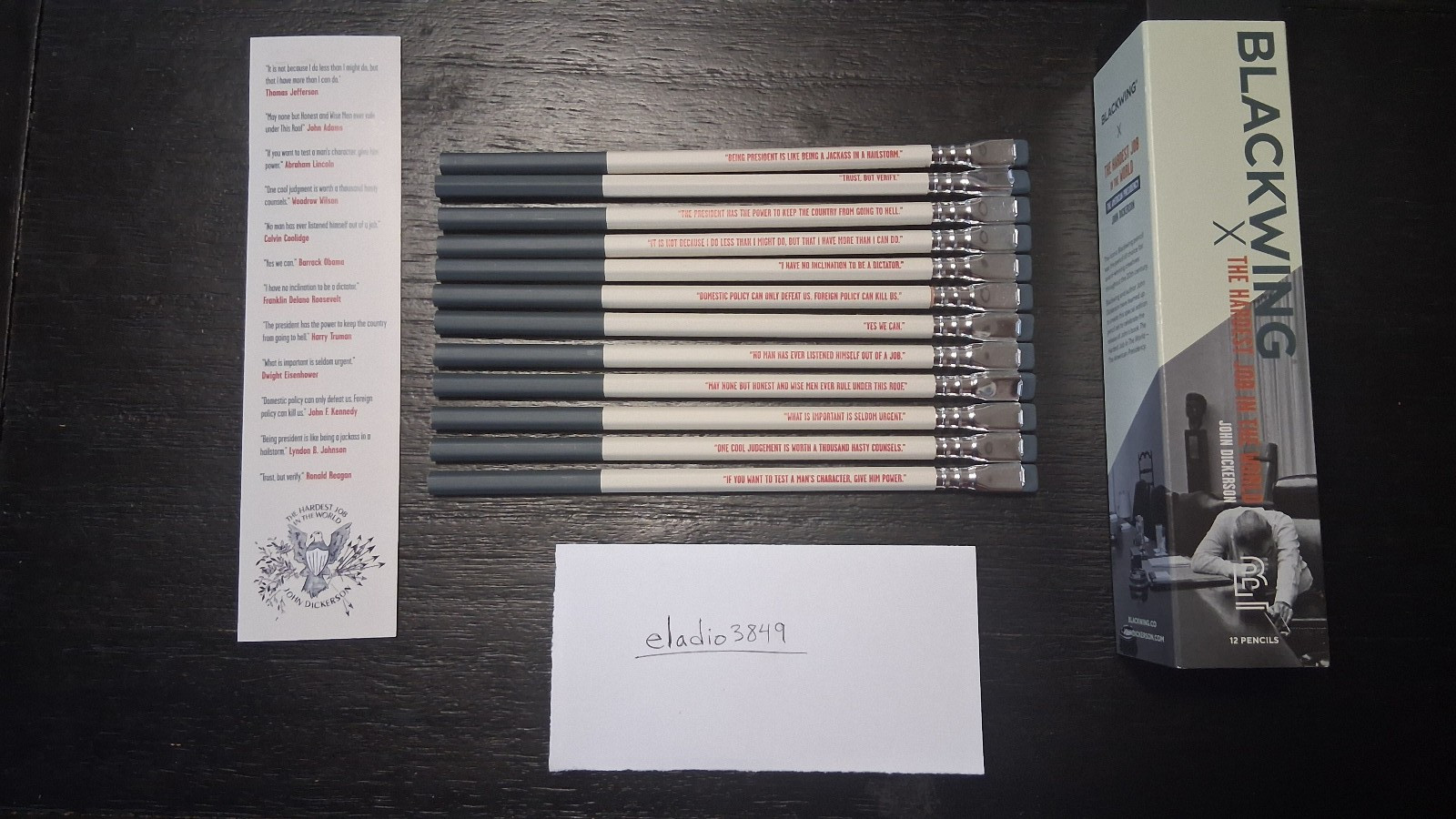Blackwing Pencils: Blackwing X The Hardest Job in the World