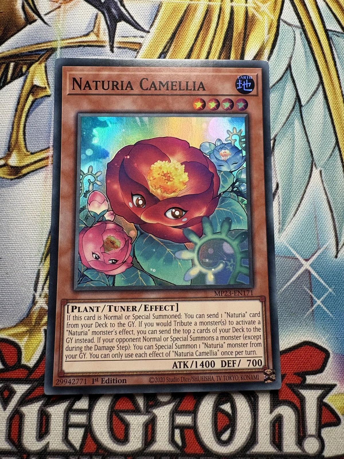 Yugioh Naturia Camellia Super Rare - MP23-EN171 1st Edition - English