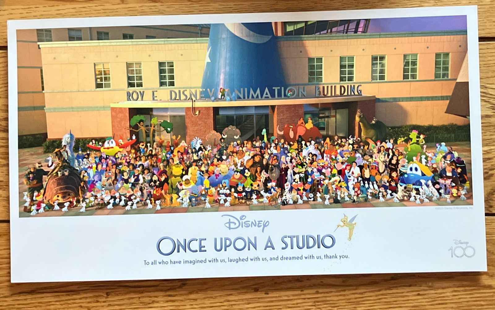 Disney Once Upon a Studio Poster Print 17.5 X 9.5 Wall Art