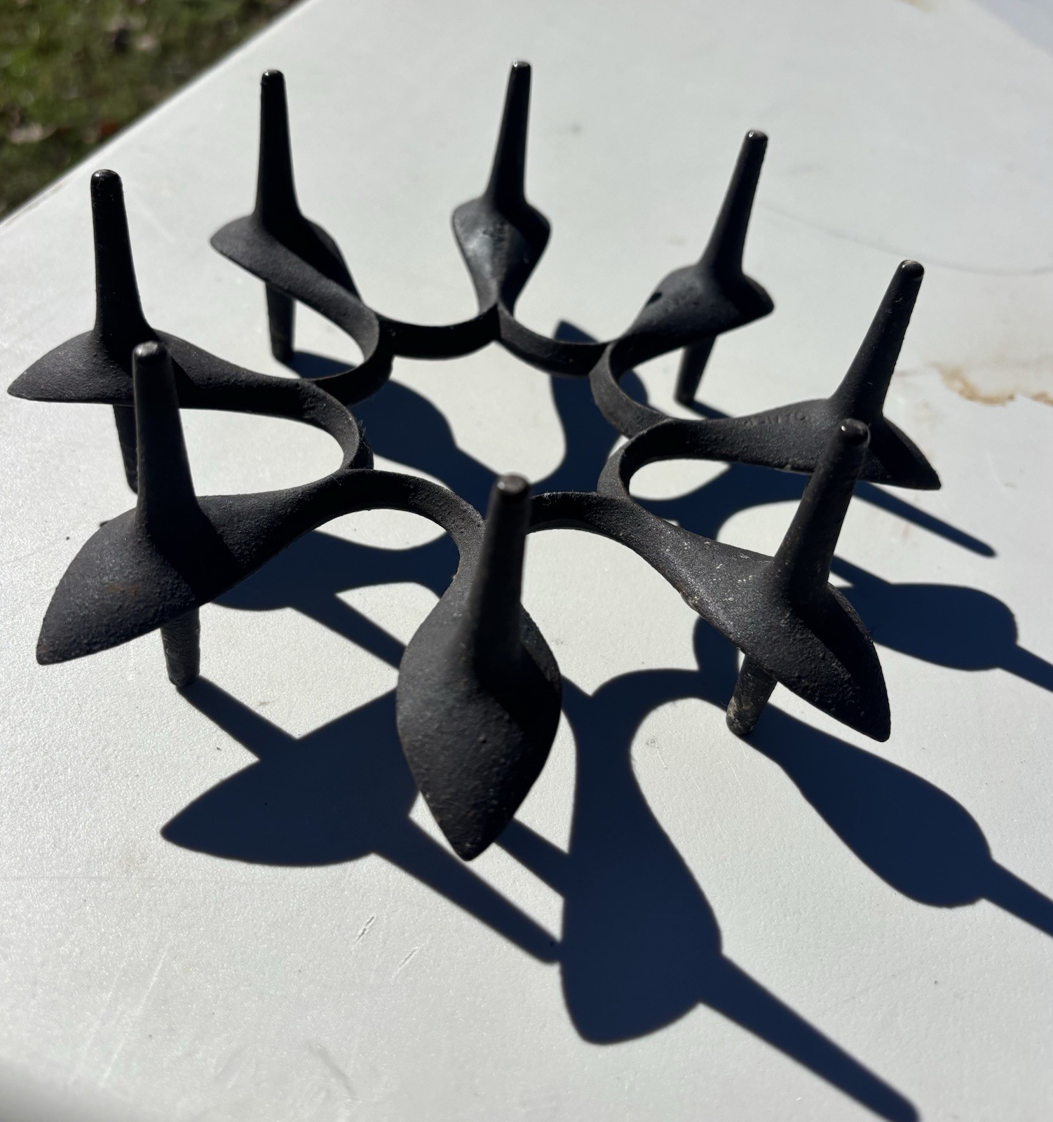 Vintage Jens Quistgaard For Dansk Denmark Round Cast Iron Candleholder