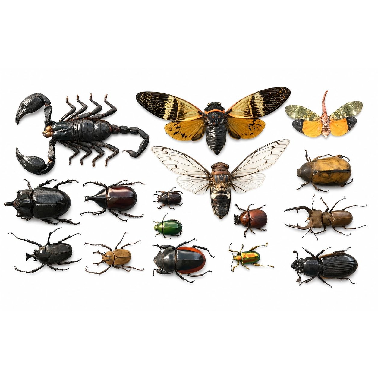 15 Real Mixed Insect Specimens Mounted Taxidermy Bugs Scorpion Art BOSET10 | ... 15 Real Mixed Insect Specimens Mounted Taxidermy Bugs Scorpion Art BOSET10 | ...